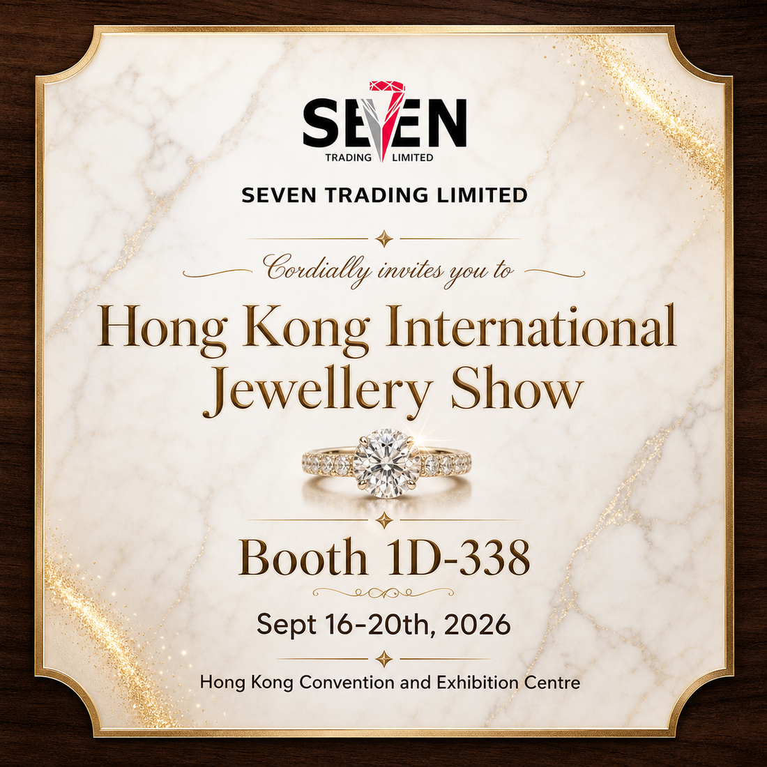 Join Us at Hong Kong International Jewellery Show 2026